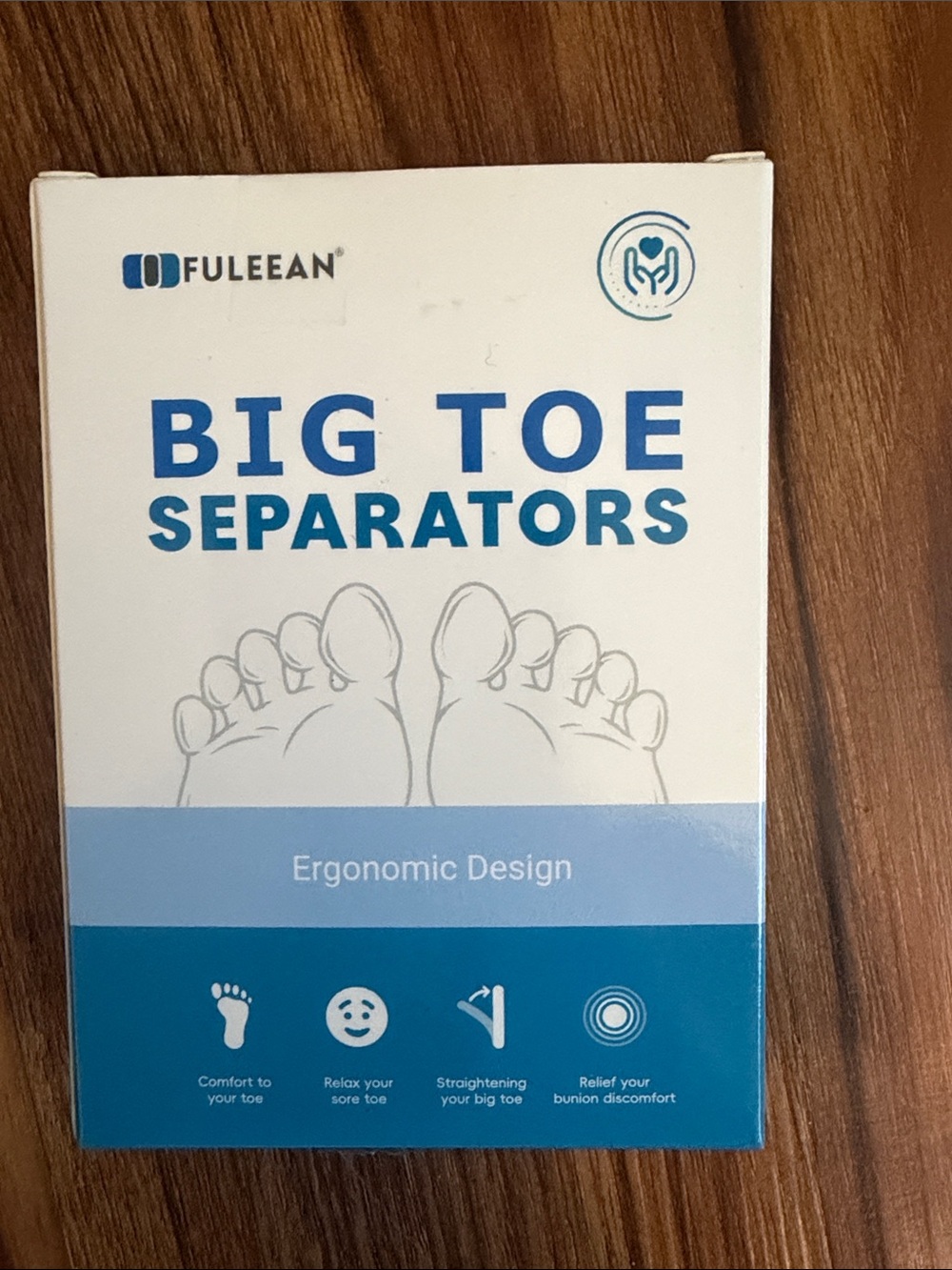 Big Toe Separators - Blue - Ergonomic Foot Alignment